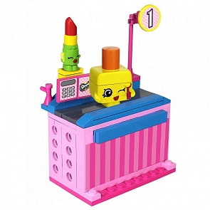 Конструктор Shopkins – Магазин, с фигурками Липпи Липс и Polly Polish (Bridge, 37334)