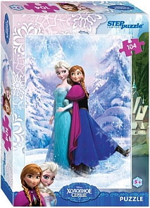 Пазл DISNEY Холодное сердце, 104 элементов (Step Puzzle, 82126)