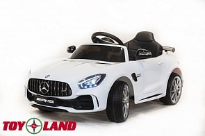 Электромобиль Mercedes-Benz GTR белого цвета (ToyLand, HL288_белый)