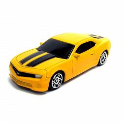 Машина металлическая RMZ City - Chevrolet Camaro, 1:64, желтый матовый цвет (RMZ City, 344004SM(A) - миниатюра