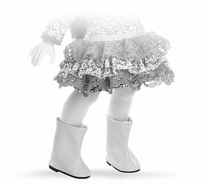 Сапоги белые для кукол, 32 см (Paola Reina, 63204)