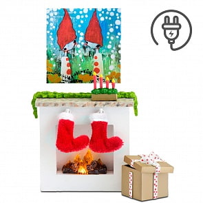 Мебель для домика - Камин с аксессуарами (Lundby, LB_60305200)