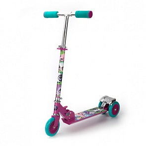 Складной трехколесный самокат Pet Shop, рама - 50% алюминия, нагрузка до 50 кг (Next,  ST-ALU-2RW-PSHsim)