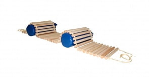 Роликовая дорожка деревянная, 45 роликов (Ранний старт, 2500000032387)