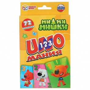 Развивающие карточки Умные игры - Уномания Ми-ми-мишки, 72 карточки (Умка, 4680013713676)