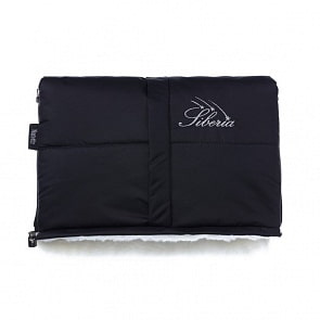 Муфта меховая для коляски Nuovita Siberia Bianco Nero/Черный (Nuovita, NUO-mSIBB_2002)