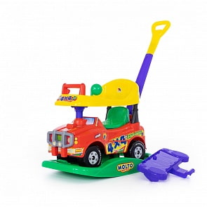 Детский автомобиль Джип-каталка Викинг многофункциональный - №2, красный (Полесье, 63007)