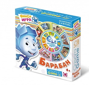 Фиксики. Игра настольная. Карусель лото - Барабан (Origami, 00535_OR)