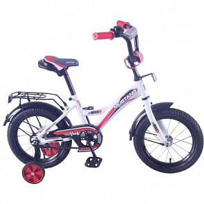Детский велосипед 14", GW-тип, бело-красный (Mustang, ST14055-GW)