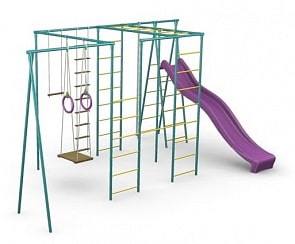 Детский спортивный комплекс Макси с горкой (СпортОкей, СГ000001289)