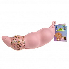 Пупсик - Крошки-Горошки, 2 серия с одеждой и аксессуарами внутри горошка, 3 горошины в стручке бледно-розового цвета (1Toy, Т17486-6)