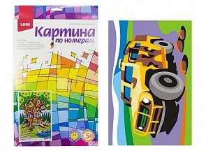 Картина по номерам для малышей Боевая машина (Lori, Ркн-025)