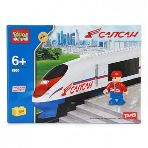 Конструктор Город Мастеров “Поезд Сапсан”, 184 детали (Город Мастеров, BB-8866-Rsim)
