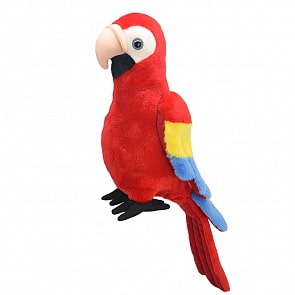 Мягкая игрушка Попугай, 25 см (All About Nature, K8261-PT)