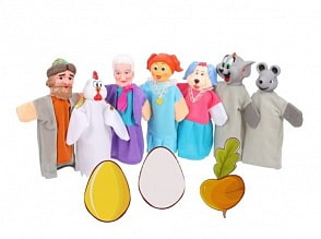 Кукольный театр 2в1 Репка и Курочка ряба (Русский стиль, 681651)