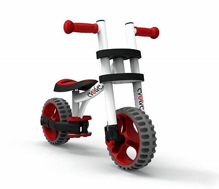 Велобалансир-трансформер Y-Bike Evolve Trike white red, 4427RT