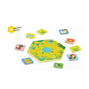 Настольная обучающая игра – Мемо Мяу (Djeco, 08482/18)