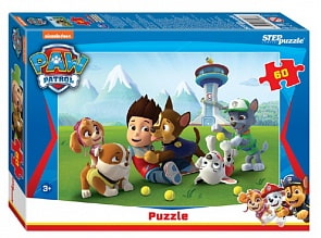 Пазл – Щенячий патруль, 60 деталей (Step Puzzle, 81183)