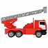Модель Пожарная машина КамАЗ 17 см свет-звук с лестницей пластиковая инерционная  - миниатюра №2