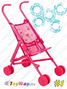 Коляска - трость для кукол Buggy Boom Mixy (Melobo, 8801a) Коляска - трость для кукол Buggy Boom Mixy (Melobo, 8801a)