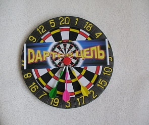 Дартс в цель, диаметр 35 см (Механика, ДР-08)