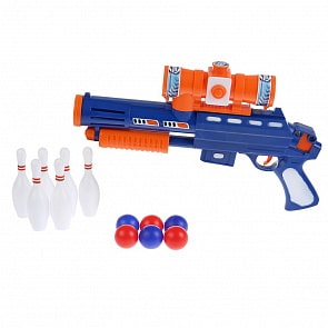 Бластер, стреляющий шариками по кеглям (Играем вместе, ZY770635-R)