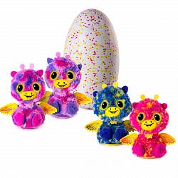 Игрушка Hatchimals сюрприз - Близнецы Жирафики, интерактивные питомцы, вылупляющиеся из яйца (Spin Master, 19110-PINK) - миниатюра