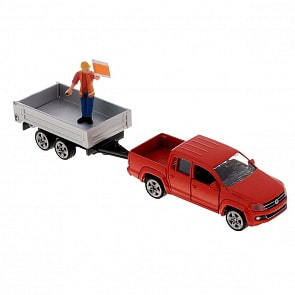 Игрушечная модель - Машина с прицепом, 1:55 (Siku, 3543k)
