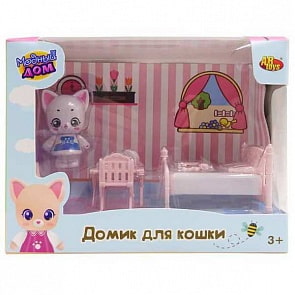 Уютный дом. Домик для кошки малый. Спальня (ABtoys, PT-01307)