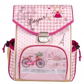 Рюкзак школьный Gulliver Бонжур, розовый (Gulliver, M6-Gull)