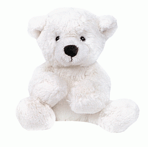 Медведь белый, лежачий, 23см (Gulliver, 7-43063-1)