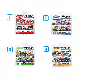 Мини-машинки, 5 штук (Junfa, 5848) (ассортимент)