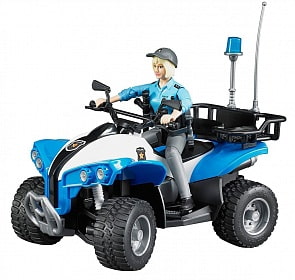 Полицейский квадроцикл с фигуркой (Bruder, 63-010)