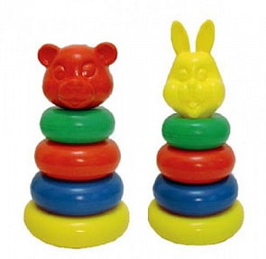 Пирамида маленькая (мультик) (Строим вместе счастливое детство, 5091VT)