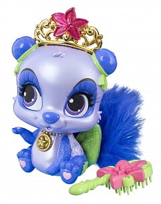 Королевские питомцы - Панда Блоссом, питомец Мулан, в наборе с щеткой, звуковые эффекты (Blip HK Limited, 20742)