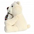 Мягкая игрушка - Медведь большое сердце, кремовый, 30 см  - миниатюра №1