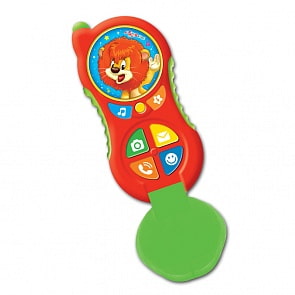 Музыкальная игрушка из серии - Алло-алло - Телефончик Львенка (Азбукварик, 28183-4)
