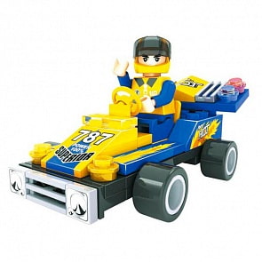 Конструктор Гонка. Гоночная машина, 55 деталей (Ausini, 26201)