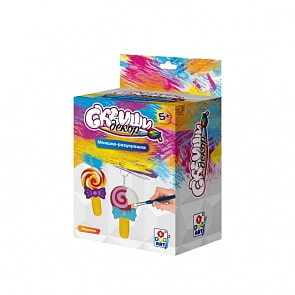 Набор для детского творчества Сквиши декор - Леденец (1toy, Т15685)