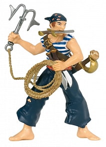 Фигурка Пират с абордажным крюком (Papo, 39442)
