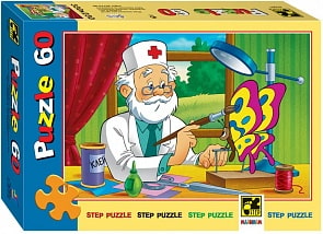 Пазл Айболит, 60 элементов (Step Puzzle, 81001)