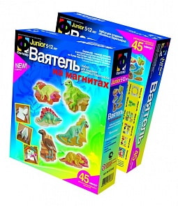 Набор для создания магнитов Ваятель - Динозавры (Фантазер, 707048ФН)