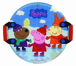 Ледянка круглая с плотными ручками из серии Peppa Pig, 54 см. (1toy, Т57001)