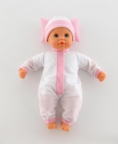 Пупс, озвученный, светится лицо, 38 см (Falca, 38927)