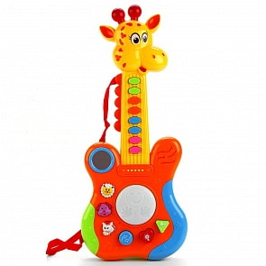 Электрогитара со светом и звуком в форме жирафа (B1607597)
