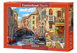 Пазл Отражение Венеции, 1000 элементов (Castorland, C-103683)