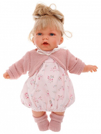 Интерактивная кукла Лухан в светло-розовом, 27 см 