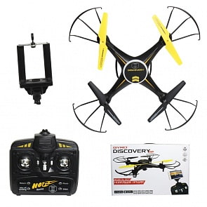 Квадрокоптер GYRO-Discovery FPV, 2,4 GHz, 4 канала, HD камера 2Мп (1Toy, Т58985)