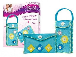 Творческий набор Голубой –  Шьём из фетра, 2 предмета (Docha&Mama, 48090)