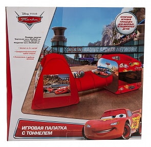 Детская игровая палатка "Тачки" с тоннелем (Играем вместе, GFA-2TONCARS-R1sim)